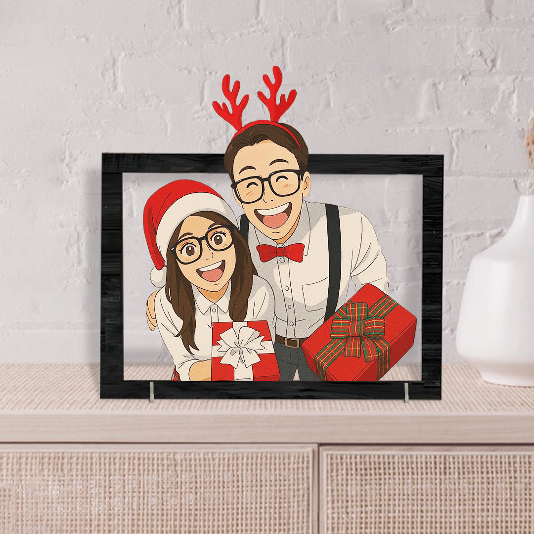 Cuadro estilo GHIBLI Para Navidad
