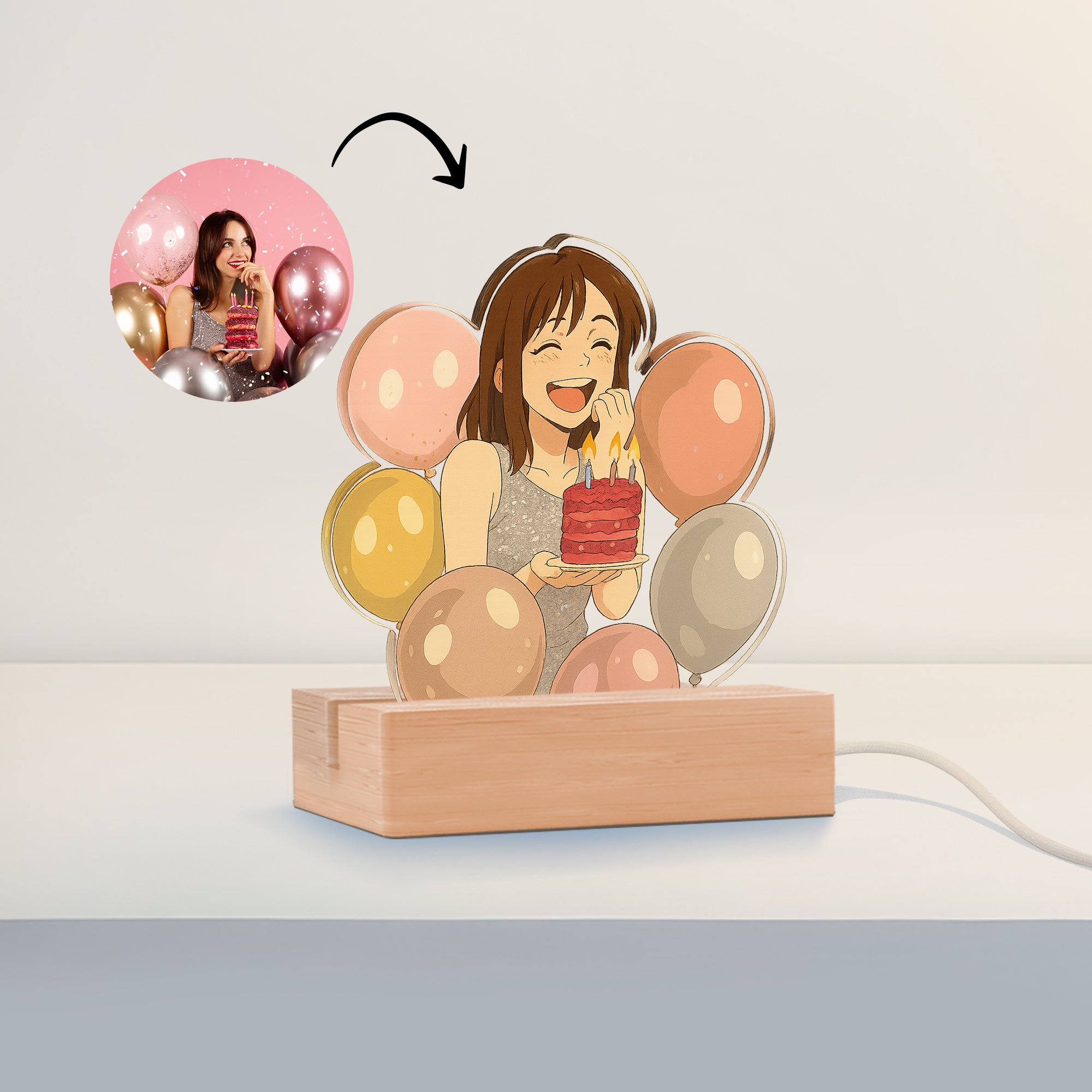 Luminária estilo "Disney Pixar"