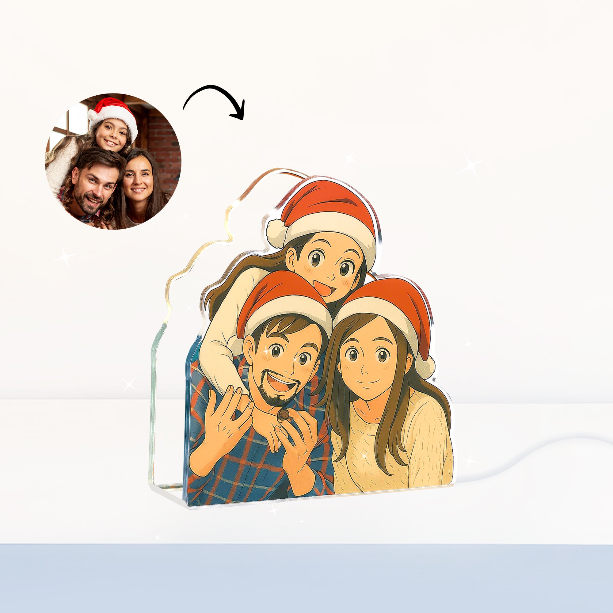 Lámpara Estilo Ghibli para Navidad