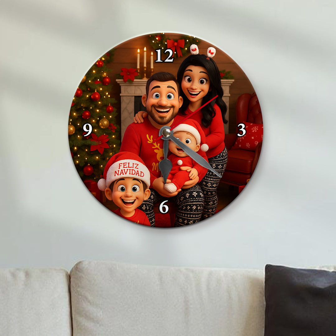 RELOJ ESTILO DISNEY para Navidad