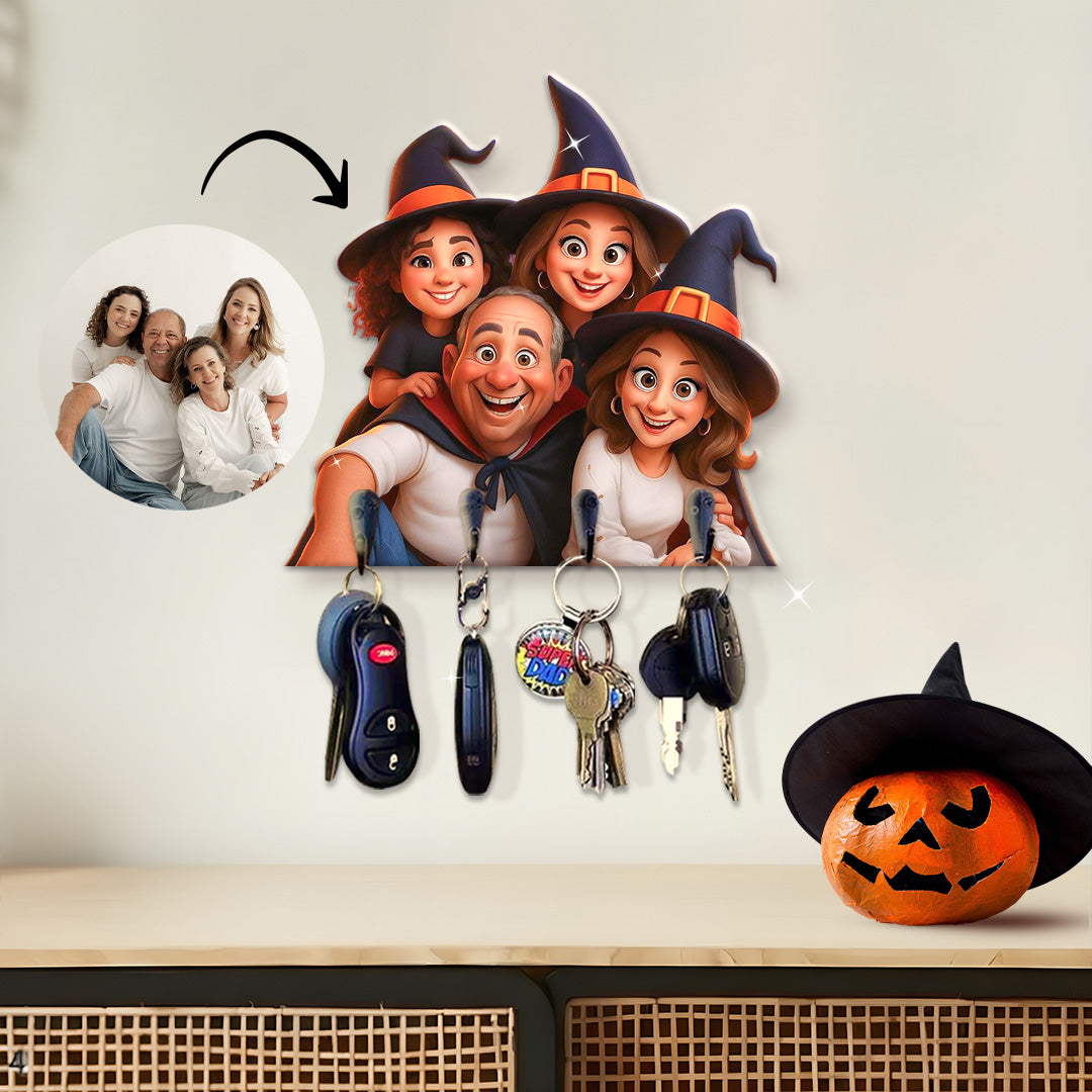 PORTALLAVES CARICATURA para HALLOWEEN