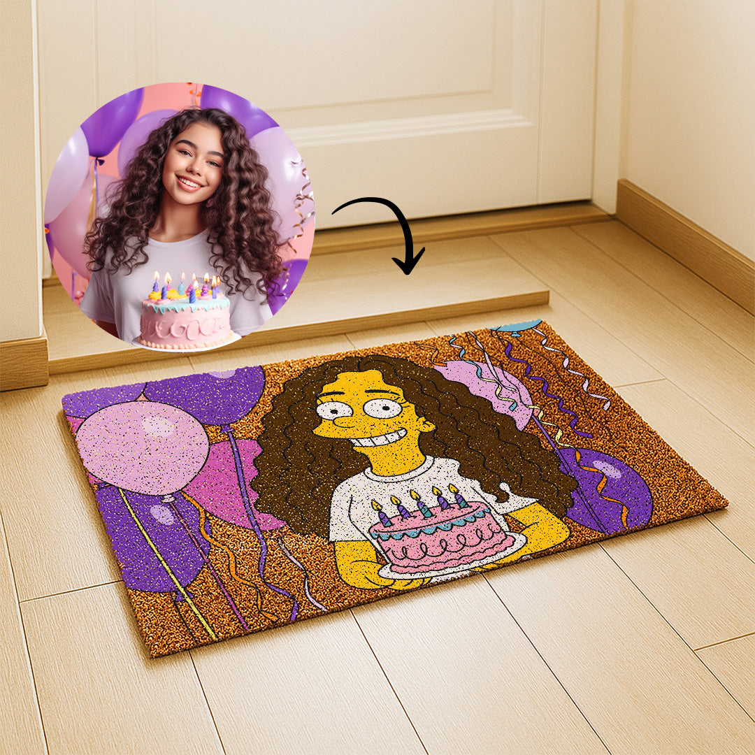 Felpudo Cumpleaños LOS SIMPSON