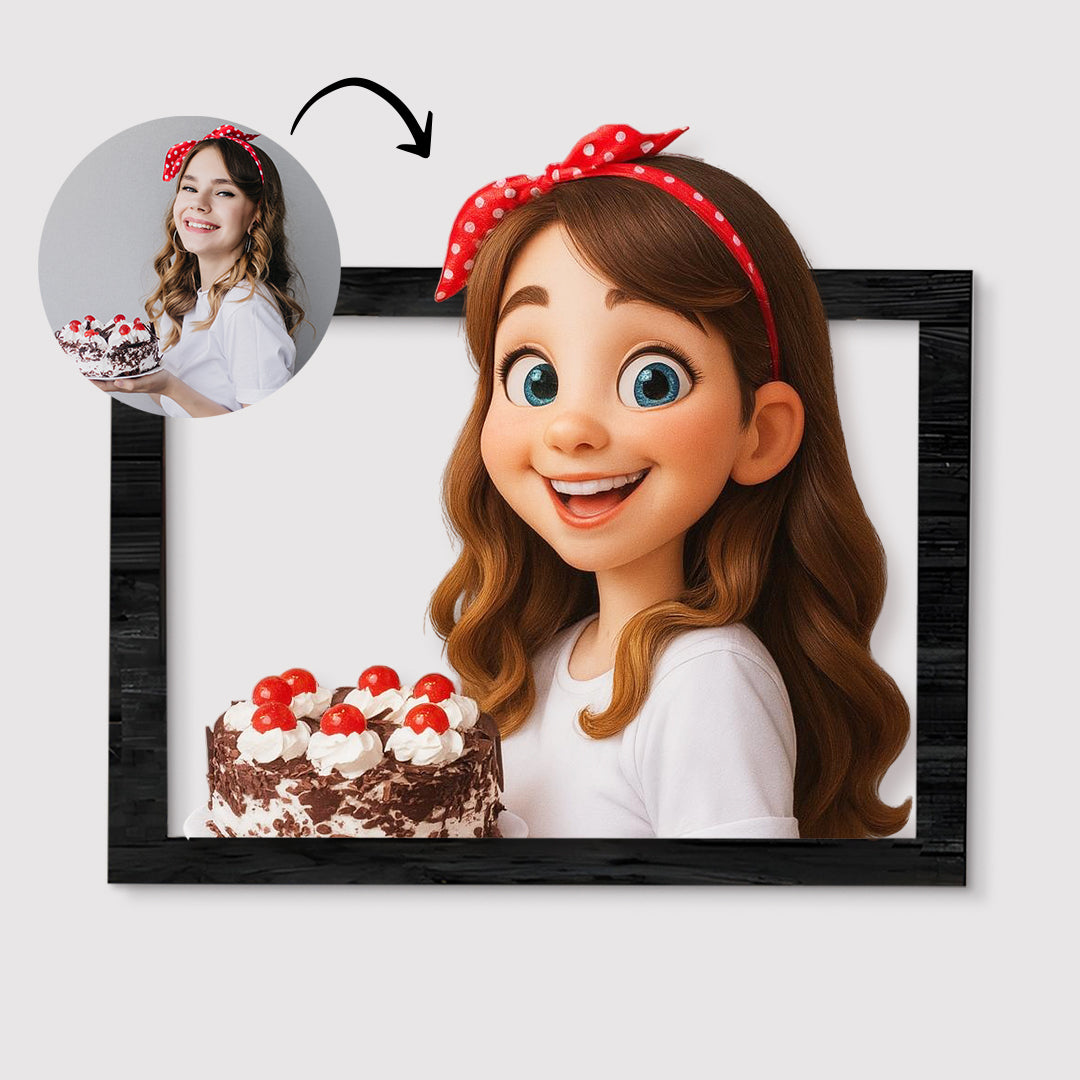Cuadro Dibujos Animados para cumpleaños