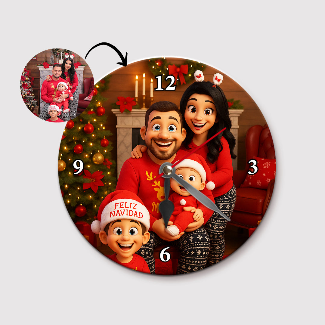 RELOJ ESTILO DISNEY para Navidad