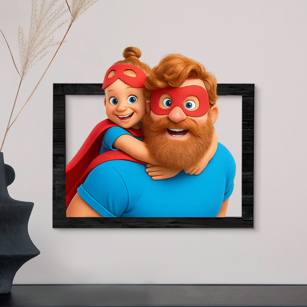 Cuadro Dibujos Animados para papá
