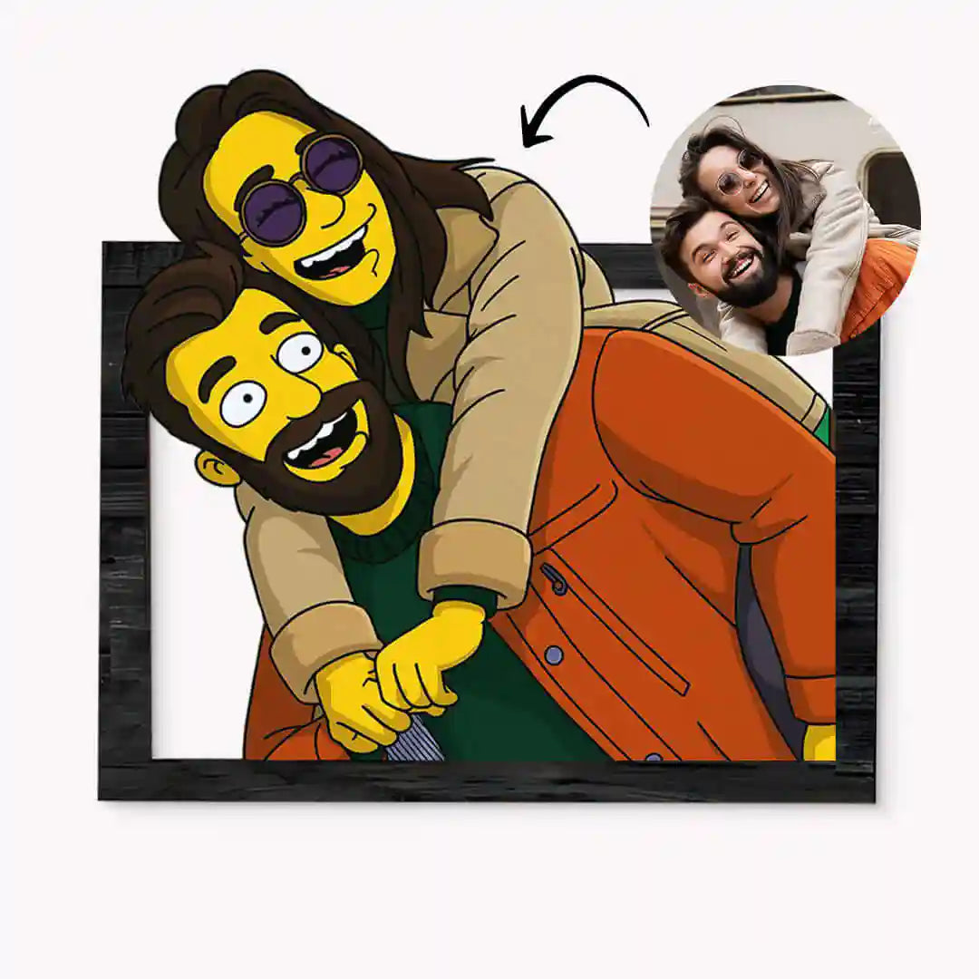 Cuadro Los Simpson para Aniversario