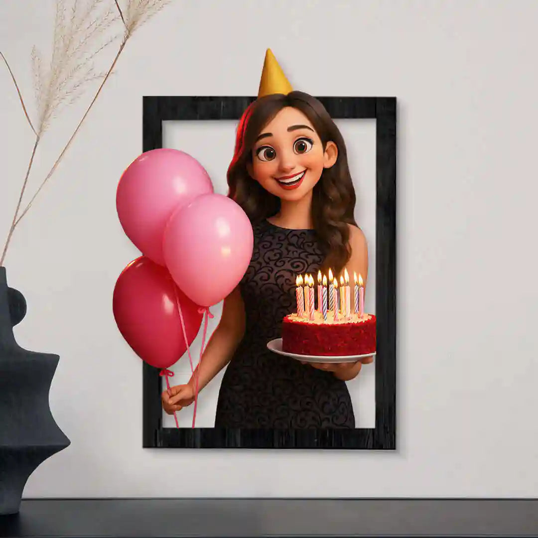 Cuadro Dibujos Animados para cumpleaños