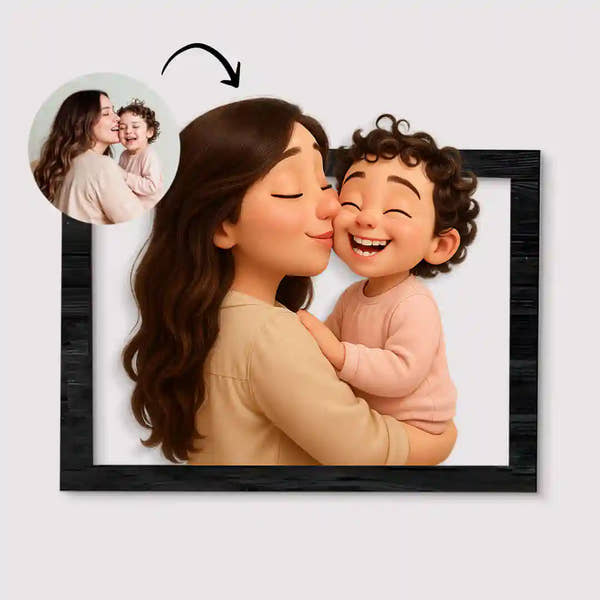 Cuadro Dibujos Animados para mamá