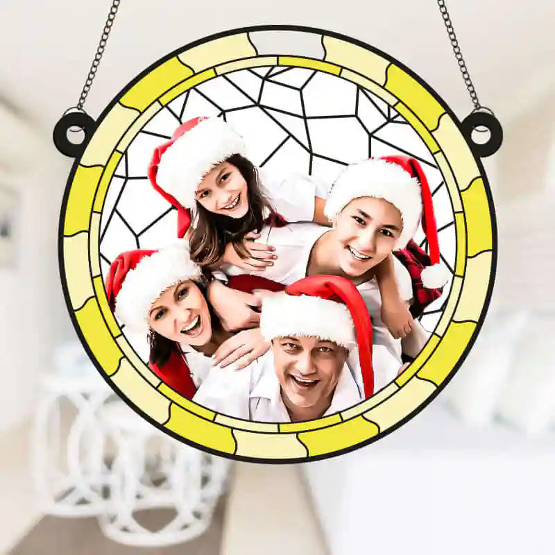 ATRAPASOL DE CRISTAL METACRILATO PERSONALIZADO PARA NAVIDAD