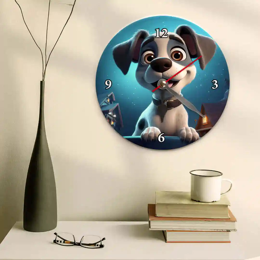 Cartoon Style clock for Pets