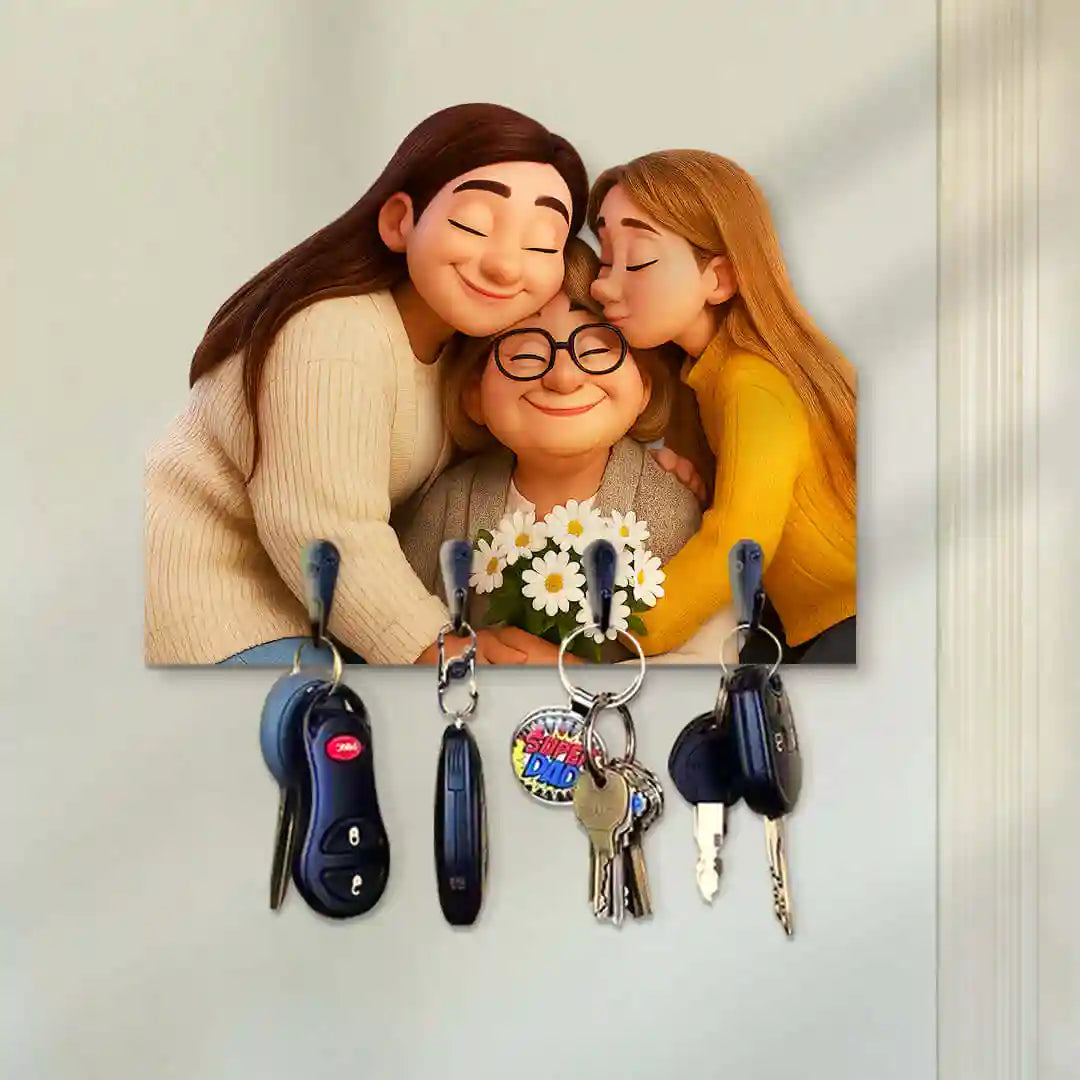 PORTALLAVES CARICATURA para Mamá