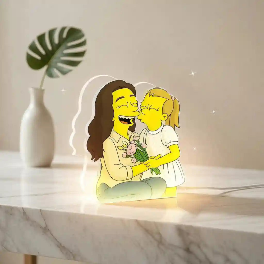 Lámpara Dibujos Animados Los Simpson PARA MAMÁ