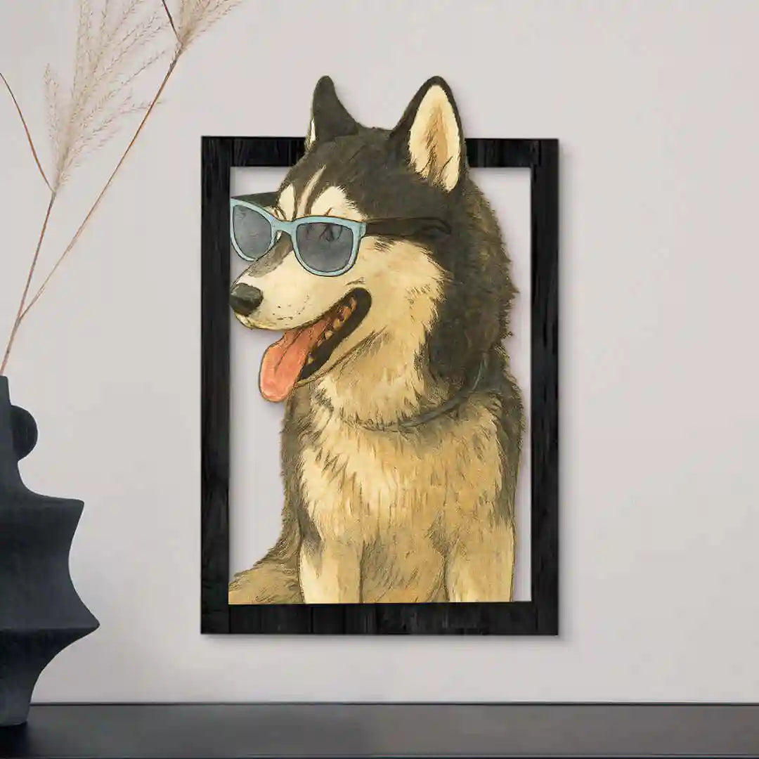 Dipinto in stile GHIBLI per animali domestici