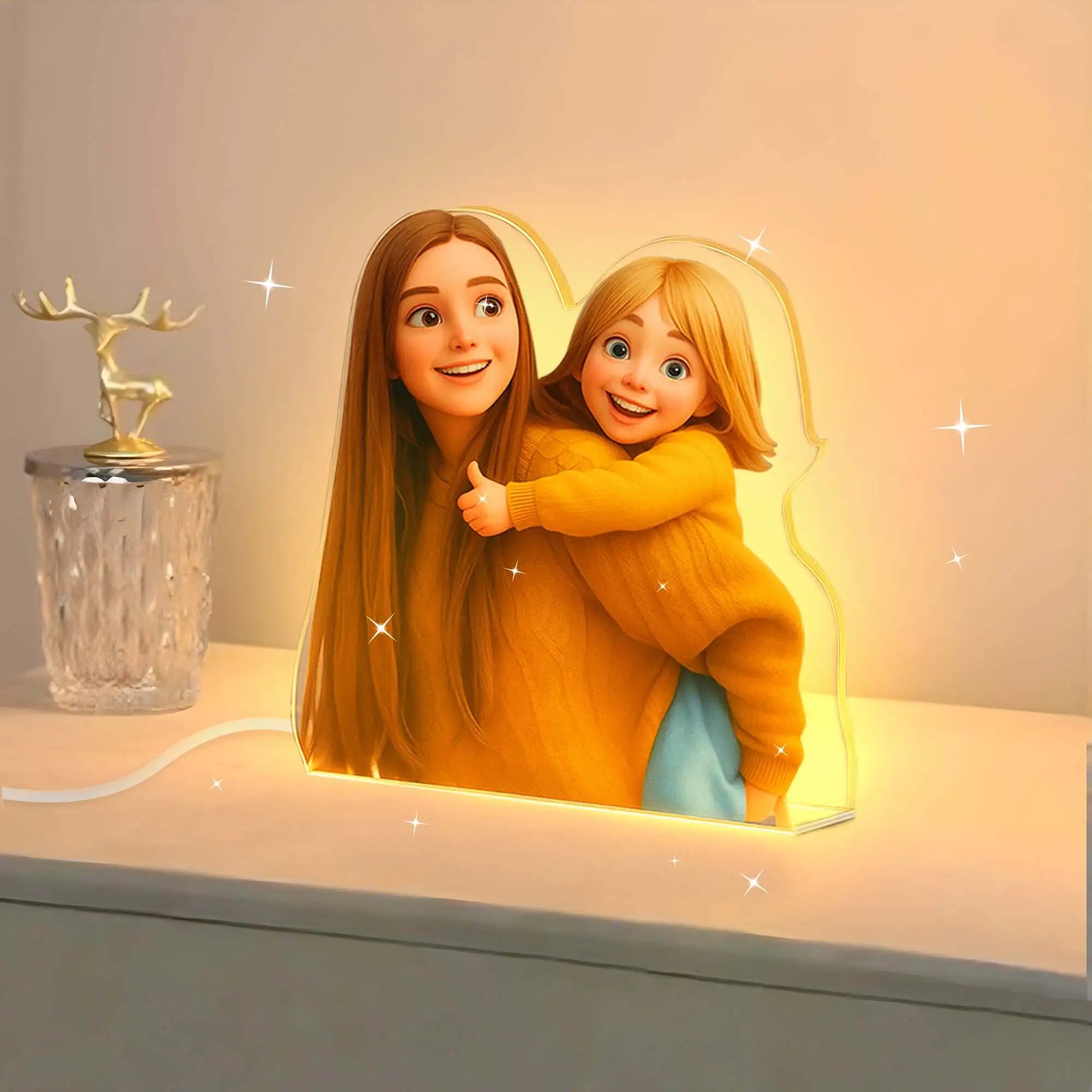 Lámpara Dibujos Animados PARA MAMÁ