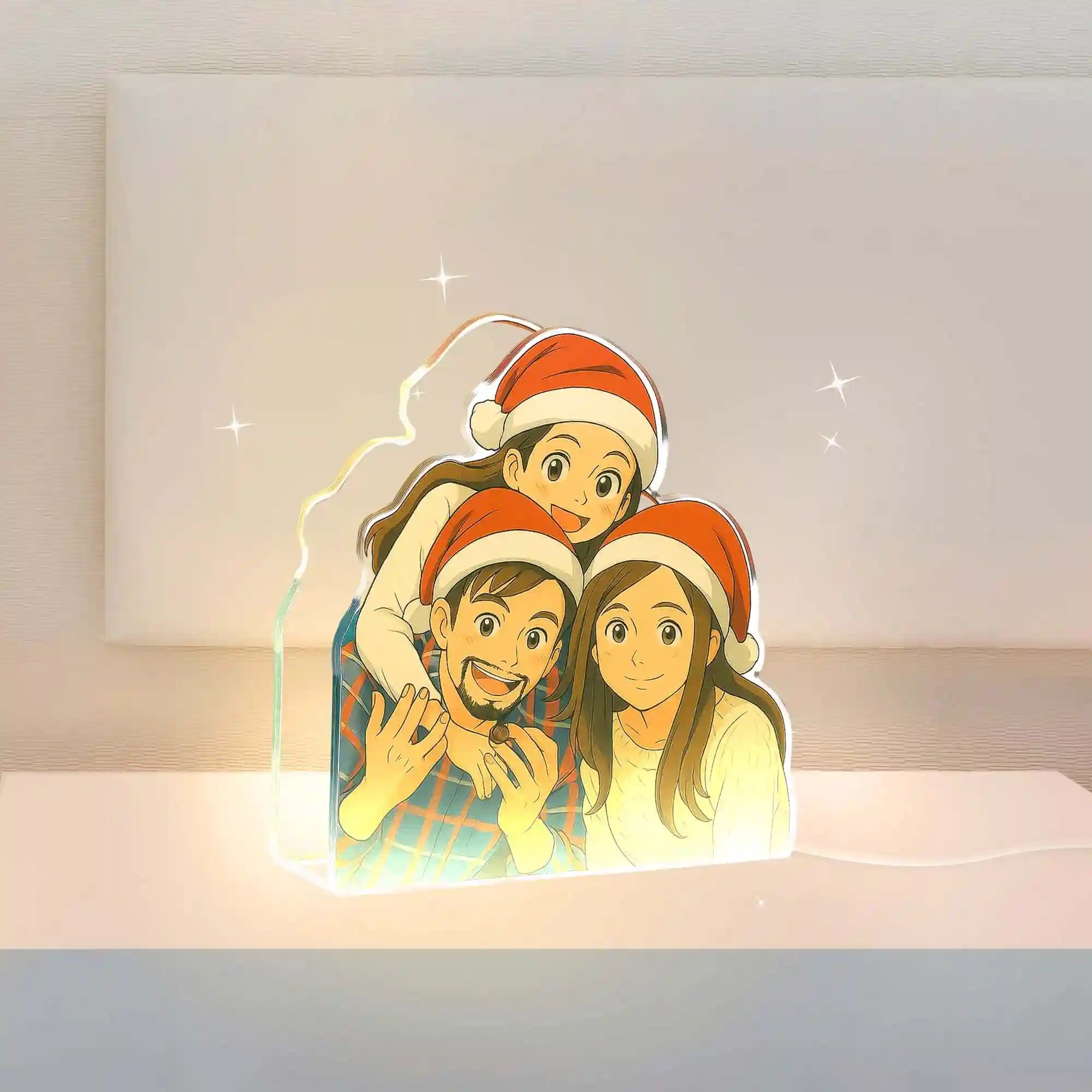 Lampe de style Ghibli pour Noël