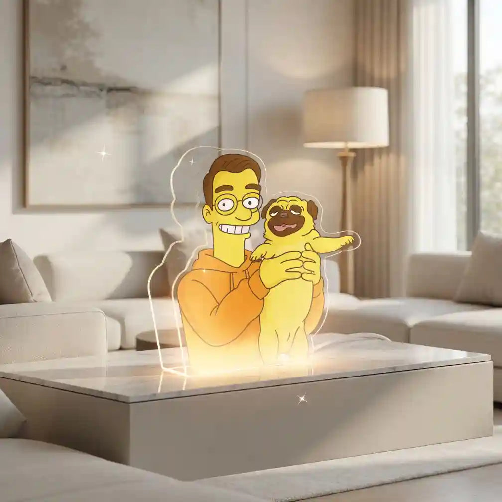 Lámpara Dibujos Animados  Simpson PARA Mascotas