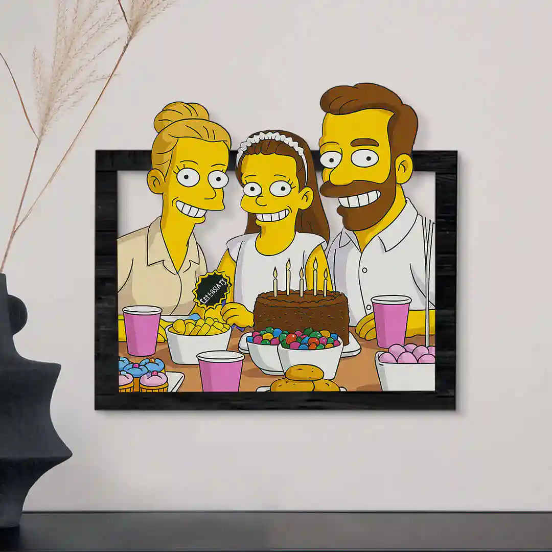 THE Simpsons picture style for birthdays