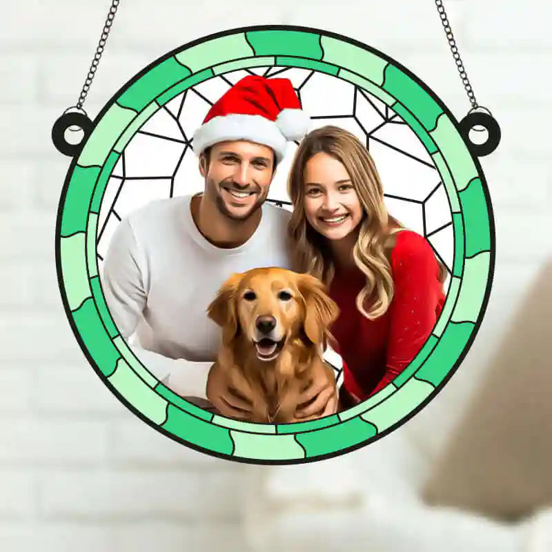 ATRAPASOL DE CRISTAL METACRILATO PERSONALIZADO PARA NAVIDAD