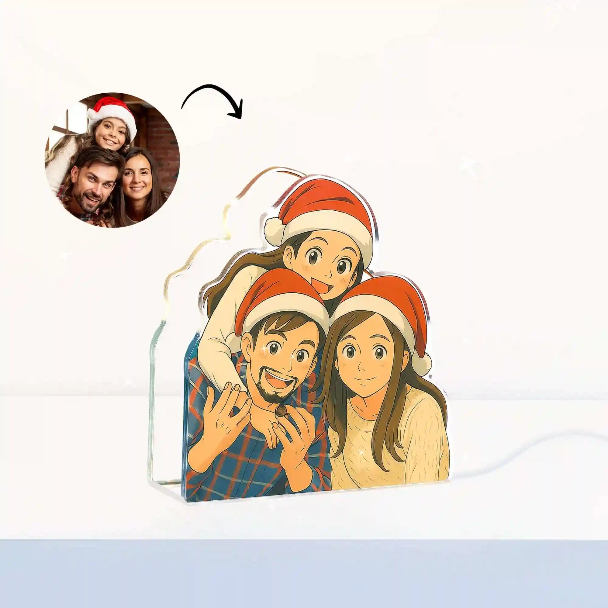 Lampe de style Ghibli pour Noël
