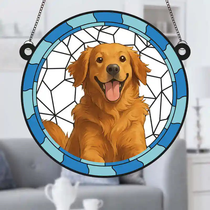 ATRAPASOL DE CRISTAL METACRILATO PERSONALIZADO Para Mascotas