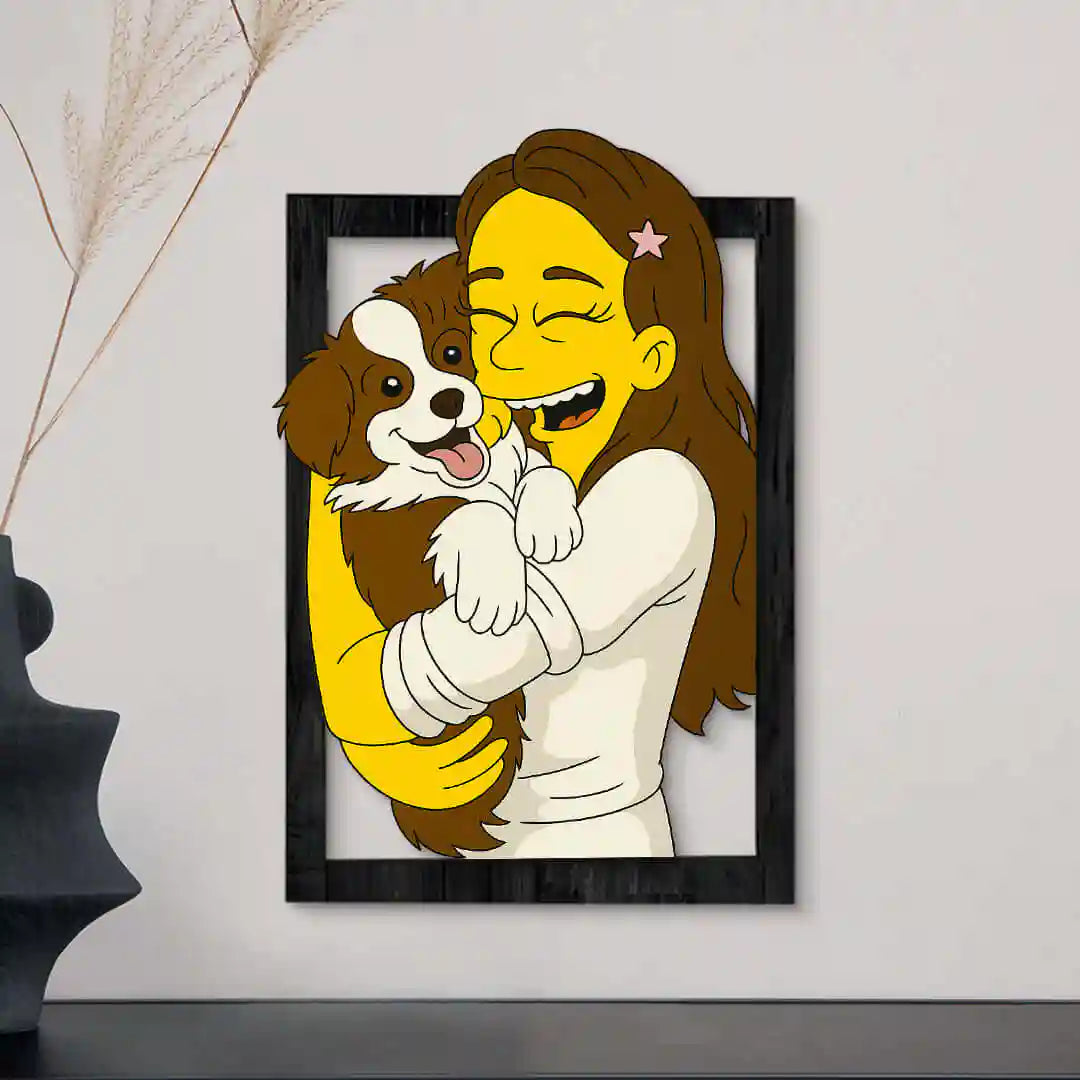 Cuadro Dibujos Animados Simpson Para Mascotas