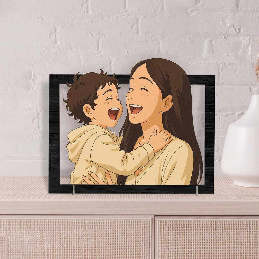 Cuadro estilo GHIBLI Para mamá