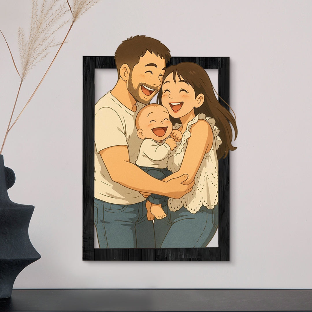 Cuadro estilo GHIBLI Para mamá