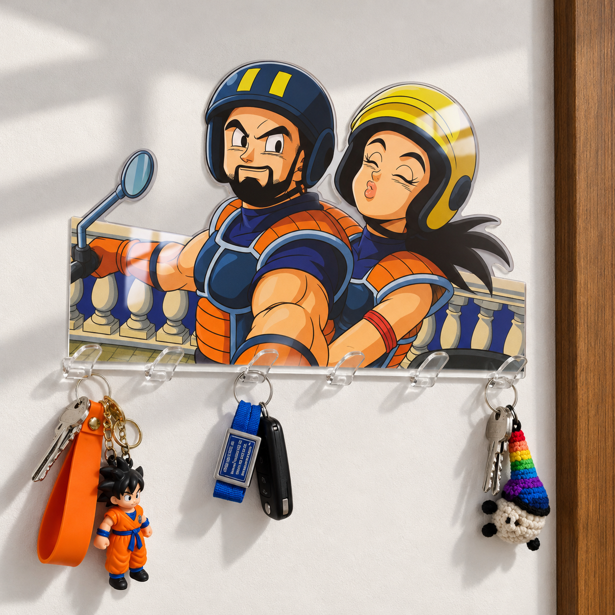 Cartoon key holder for Valentine's Day