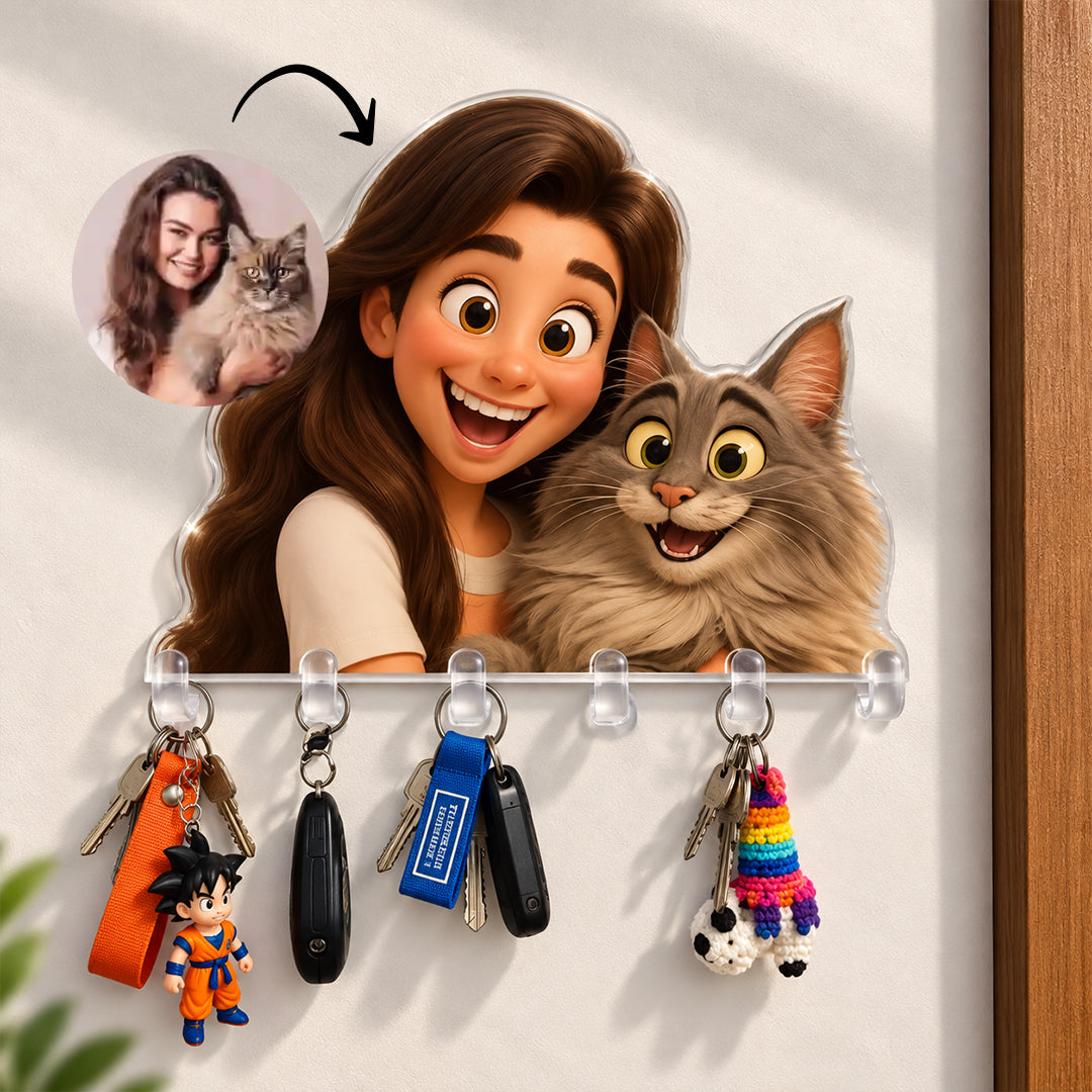Cartoon Pet Key Holder