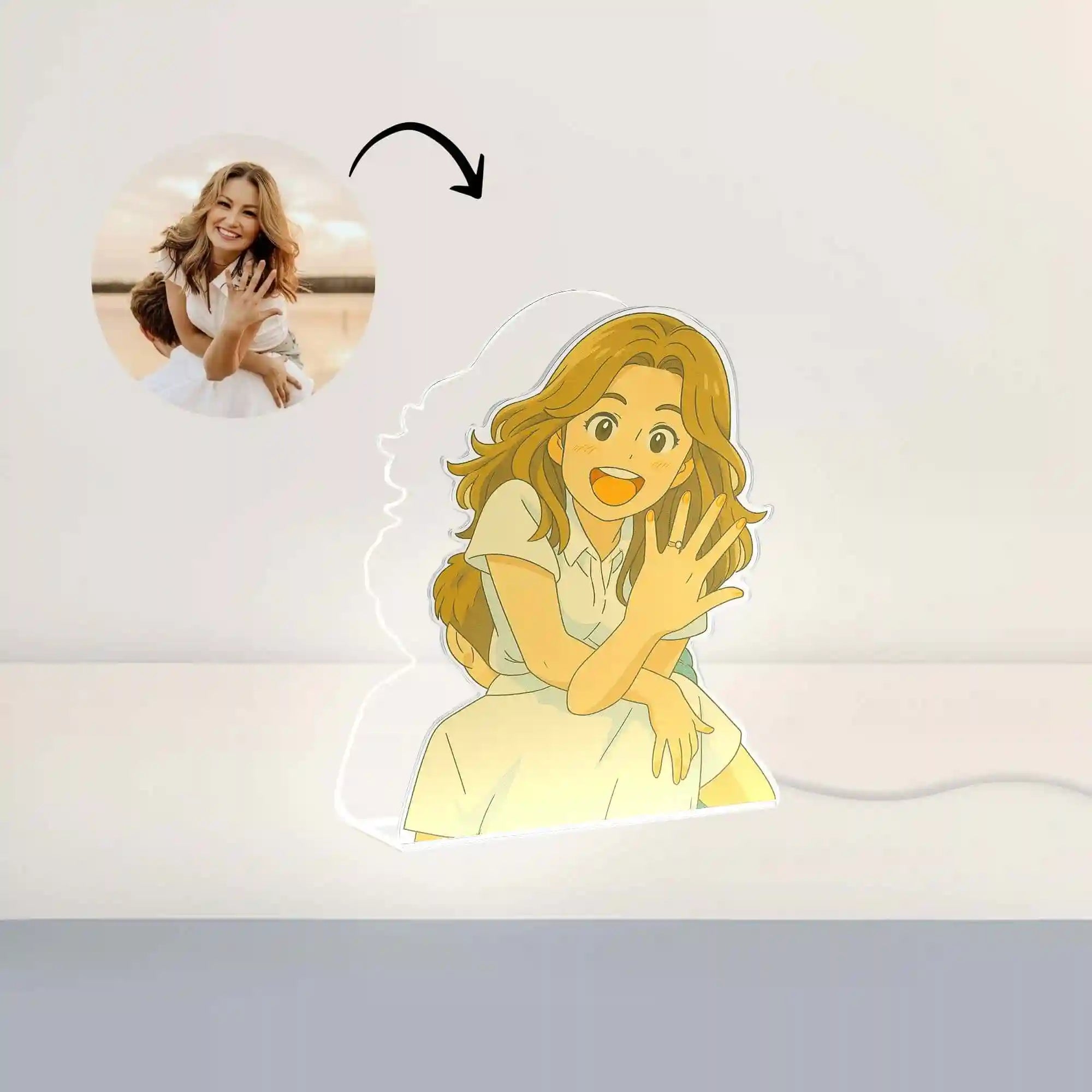 Lámpara Estilo Ghibli para Aniversario