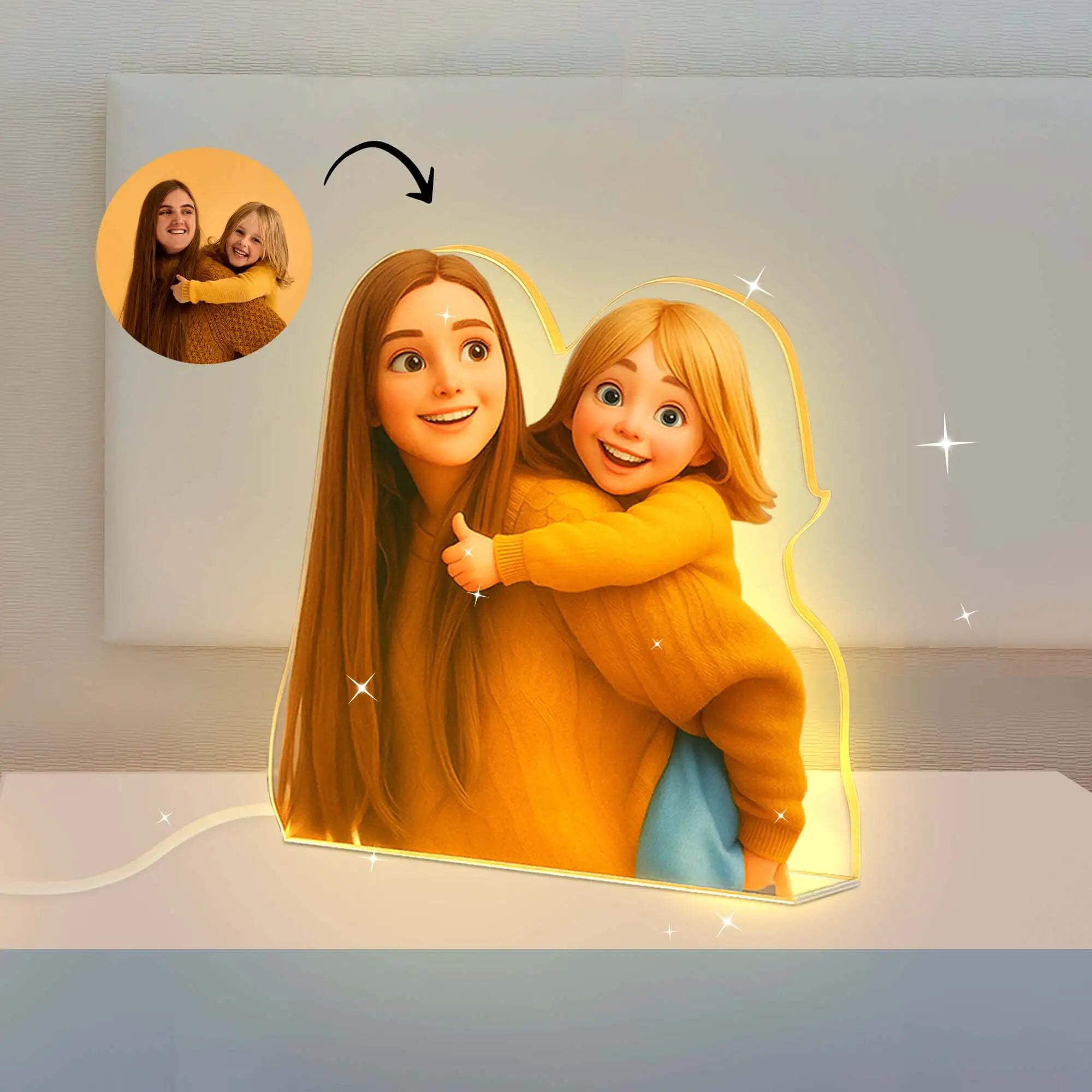 Lámpara Dibujos Animados PARA MAMÁ