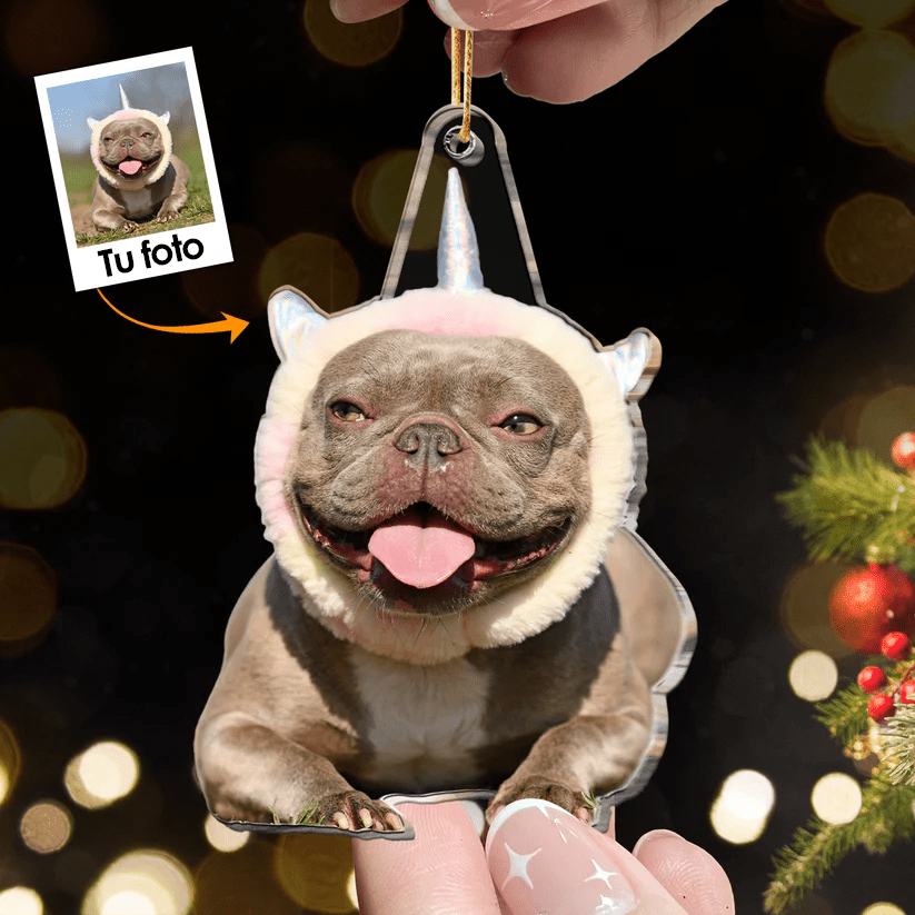 adorno navideño personalizado de tu mascota - Personalizaregalo.com