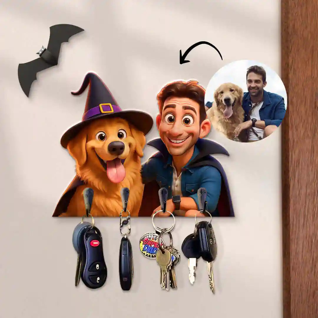PORTE-CLÉS DESSIN ANIMÉ POUR HALLOWEEN