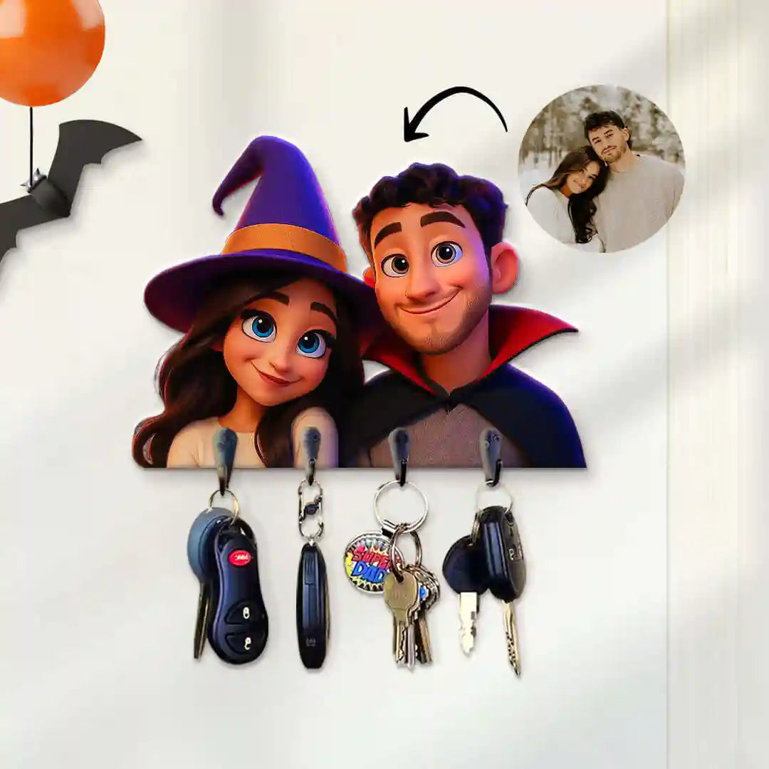 PORTE-CLÉS DESSIN ANIMÉ POUR HALLOWEEN