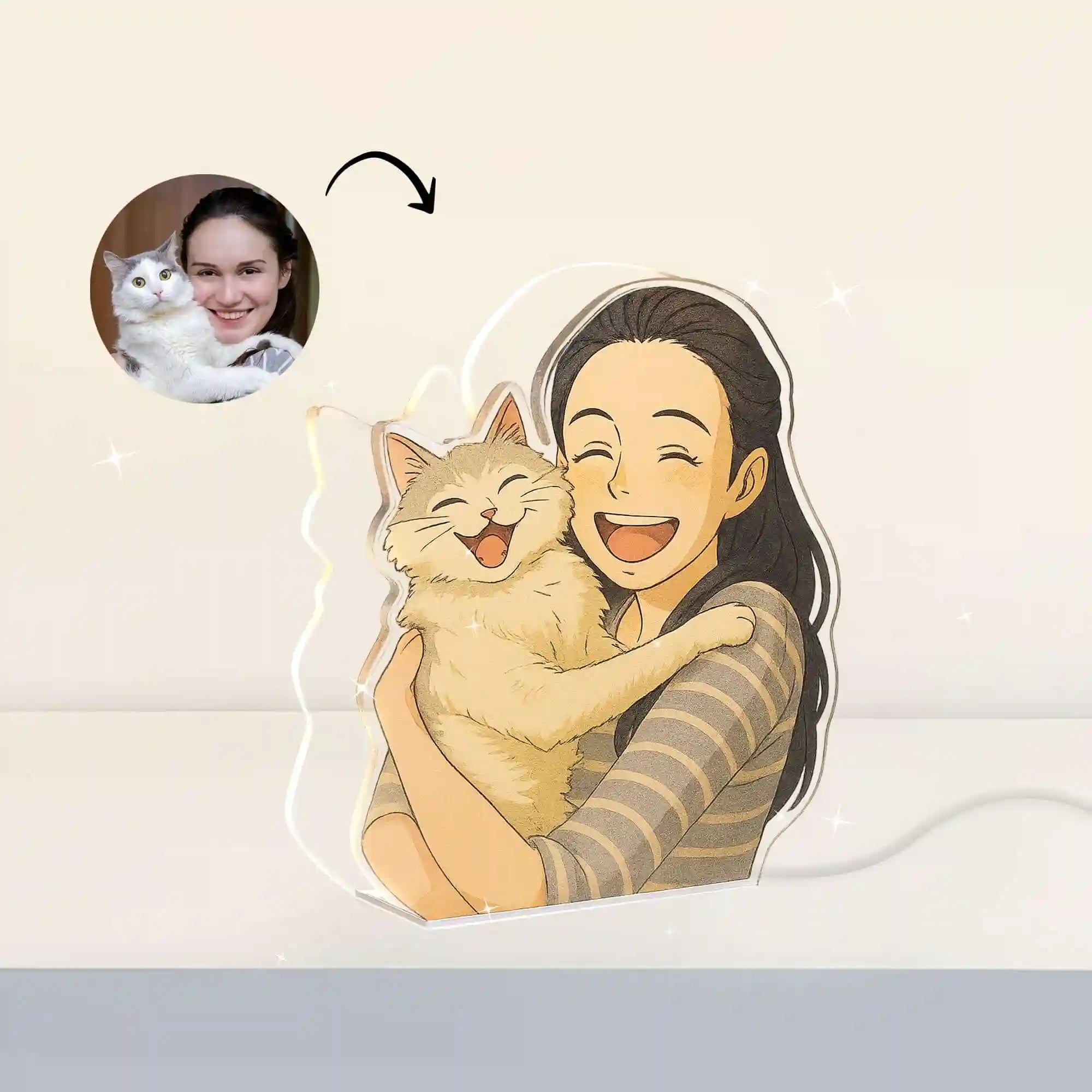 Lámpara Estilo Ghibli para mascotas
