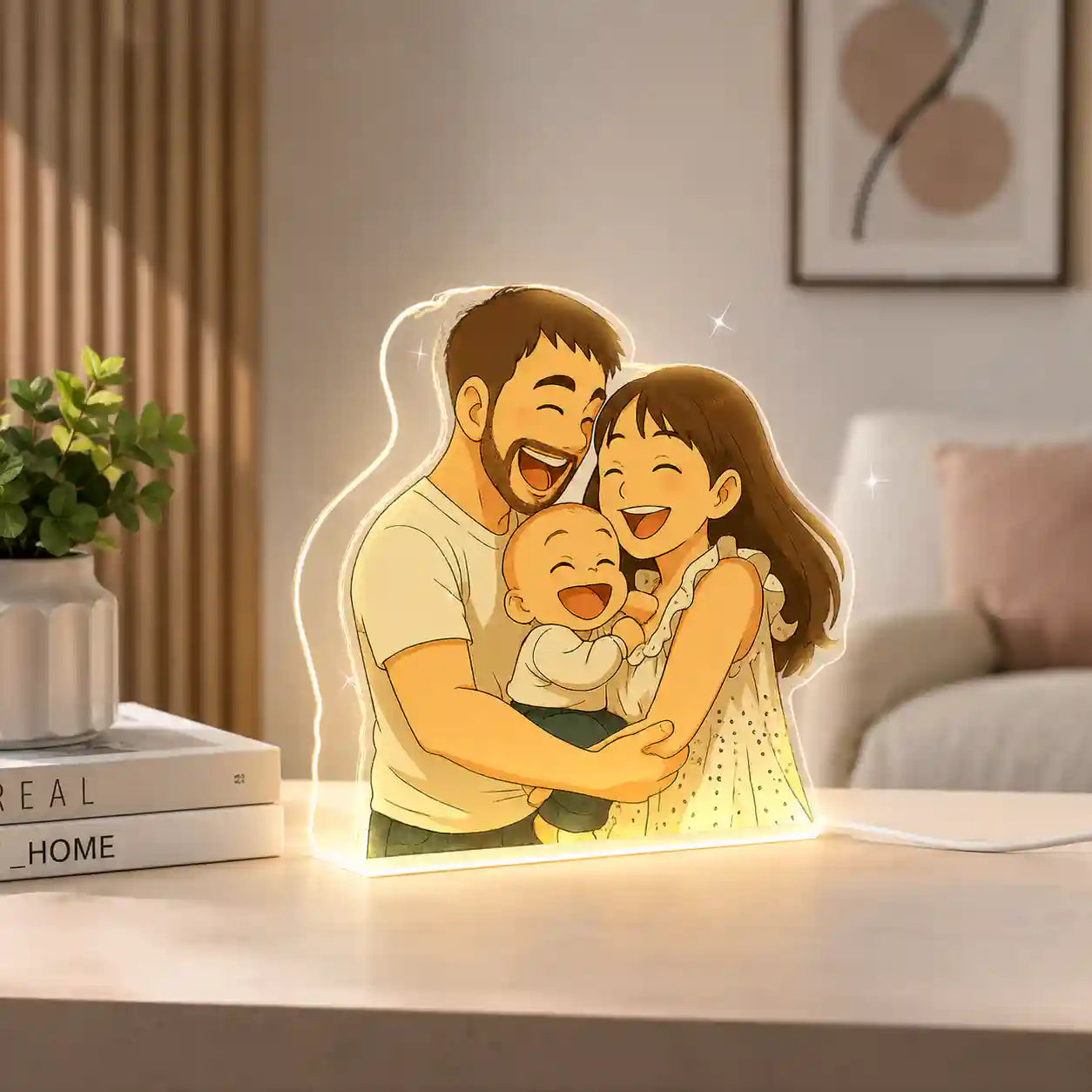 Ghibli style lamp for dad