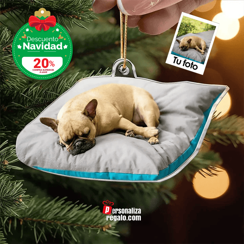 adorno navideño personalizado de tu mascota