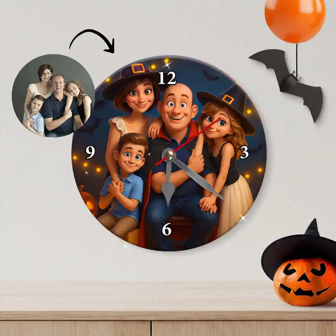 HORLOGE DE STYLE BD POUR HALLOWEEN
