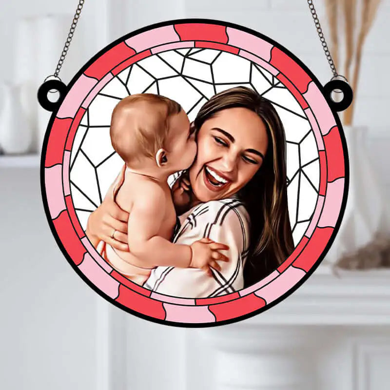 ATRAPASOL DE CRISTAL METACRILATO PERSONALIZADO Para Mamá