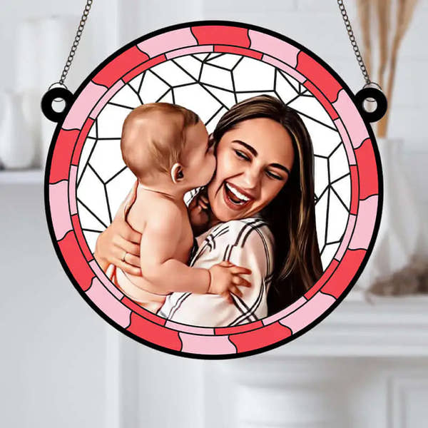 ATRAPASOL DE CRISTAL METACRILATO PERSONALIZADO Para Mamá