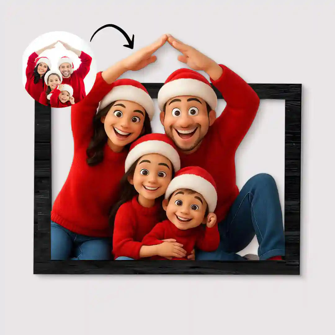 Cuadro Dibujos Animados para navidad