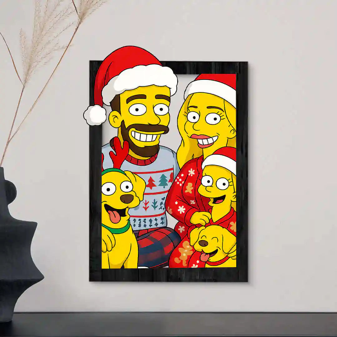 Pintura dos SIMPSONS para o NATAL